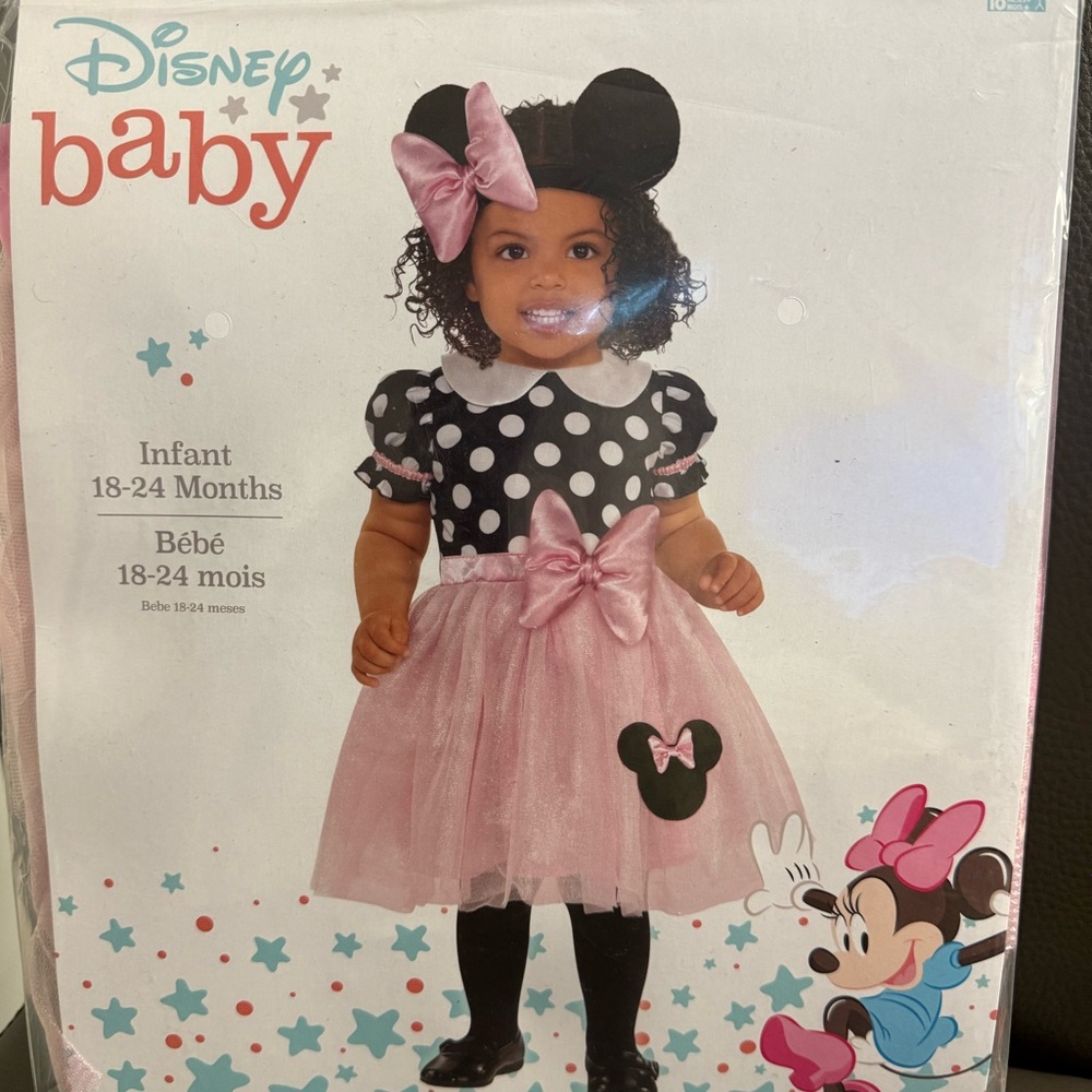 Disney Baby Minnie Mouse Infant Costume, size 18-24 months